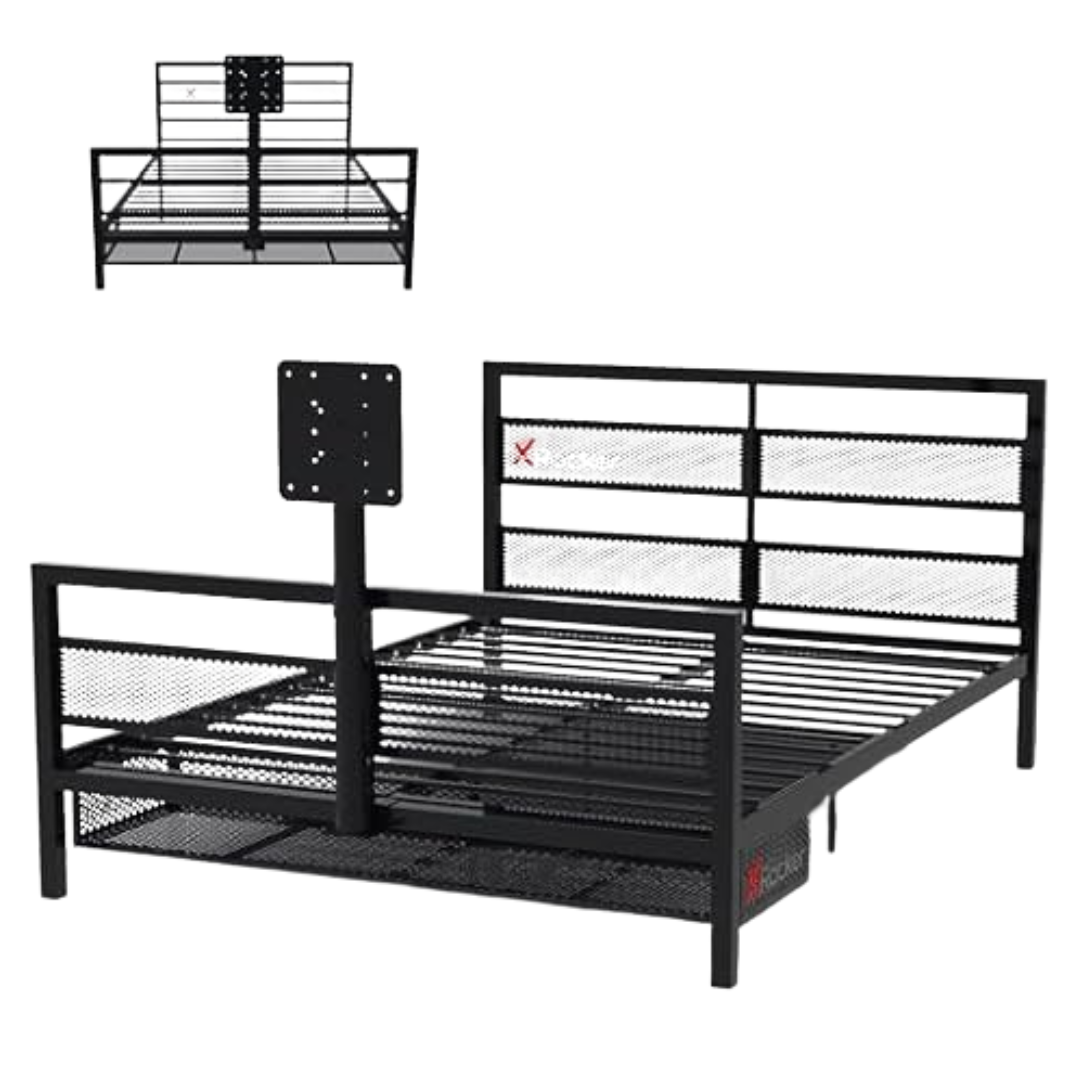 X Rocker Basecamp Full Size Metal Frame Bed