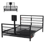 X Rocker Basecamp Full Size Metal Frame Bed