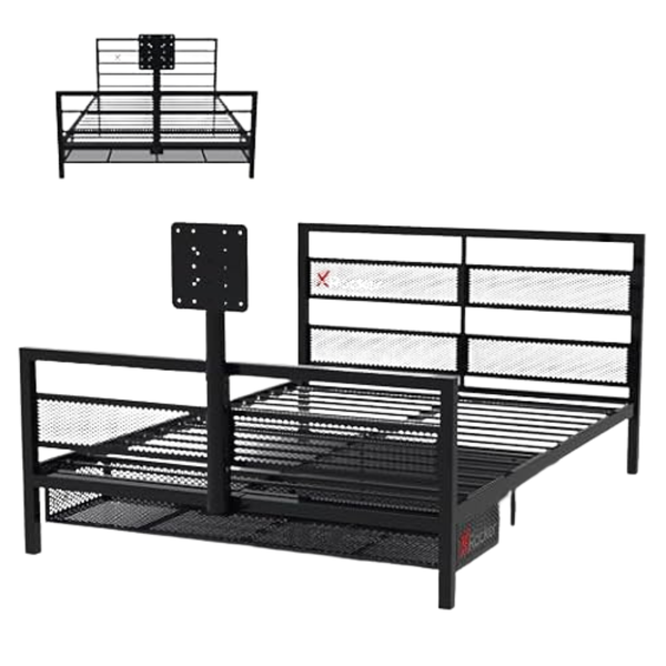X Rocker Basecamp Full Size Metal Frame Bed