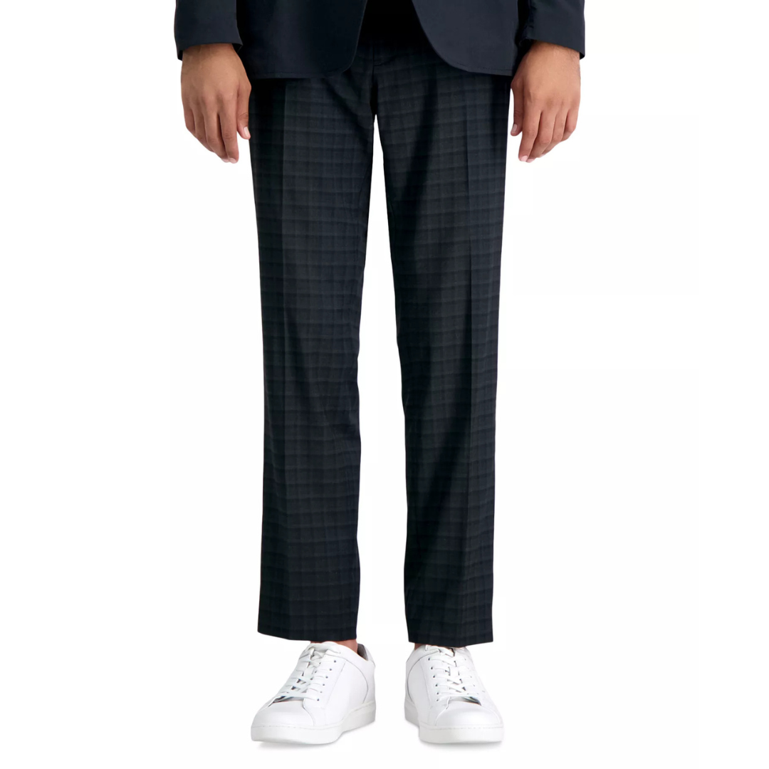 Kenneth Cole Men's Gabardine Flat-Front Dress Pants