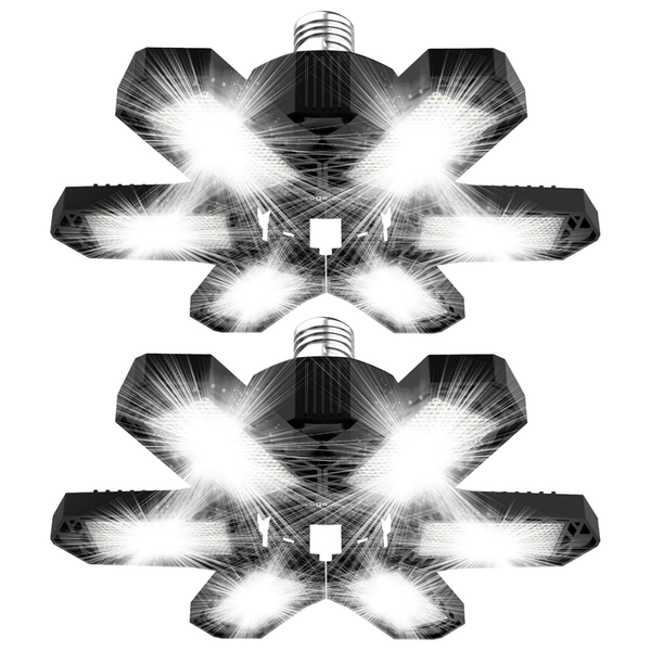 2-Pack LED Garage Light Bulbs