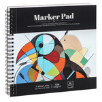 50-Sheets Professional Grade Alcohol Marker Paper Sketchbook (7.6" X 7.6")