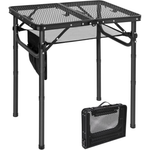2' Lightweight Height Adjustable Aluminum Folding Grill Table