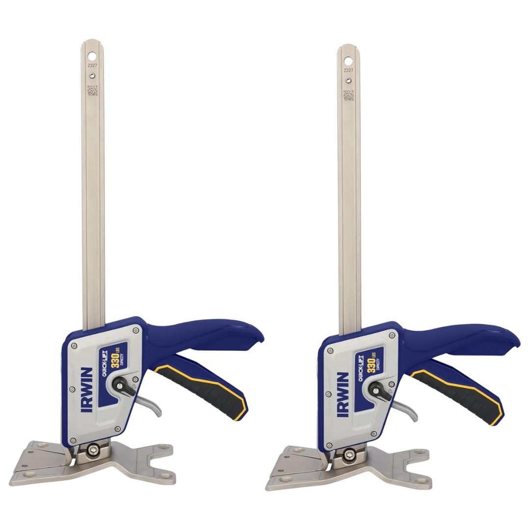 2-Pack IRWIN Quick-Lift Construction Jack W/ 10" Lift & 330-lb Capacity