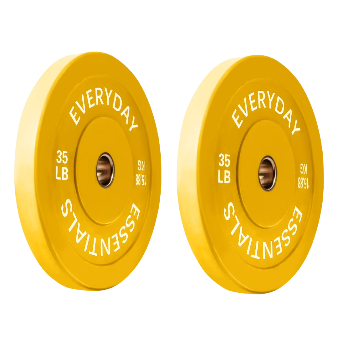35lbs BalanceFrom Olympic Bumper Plate Weight Plate (Pair)
