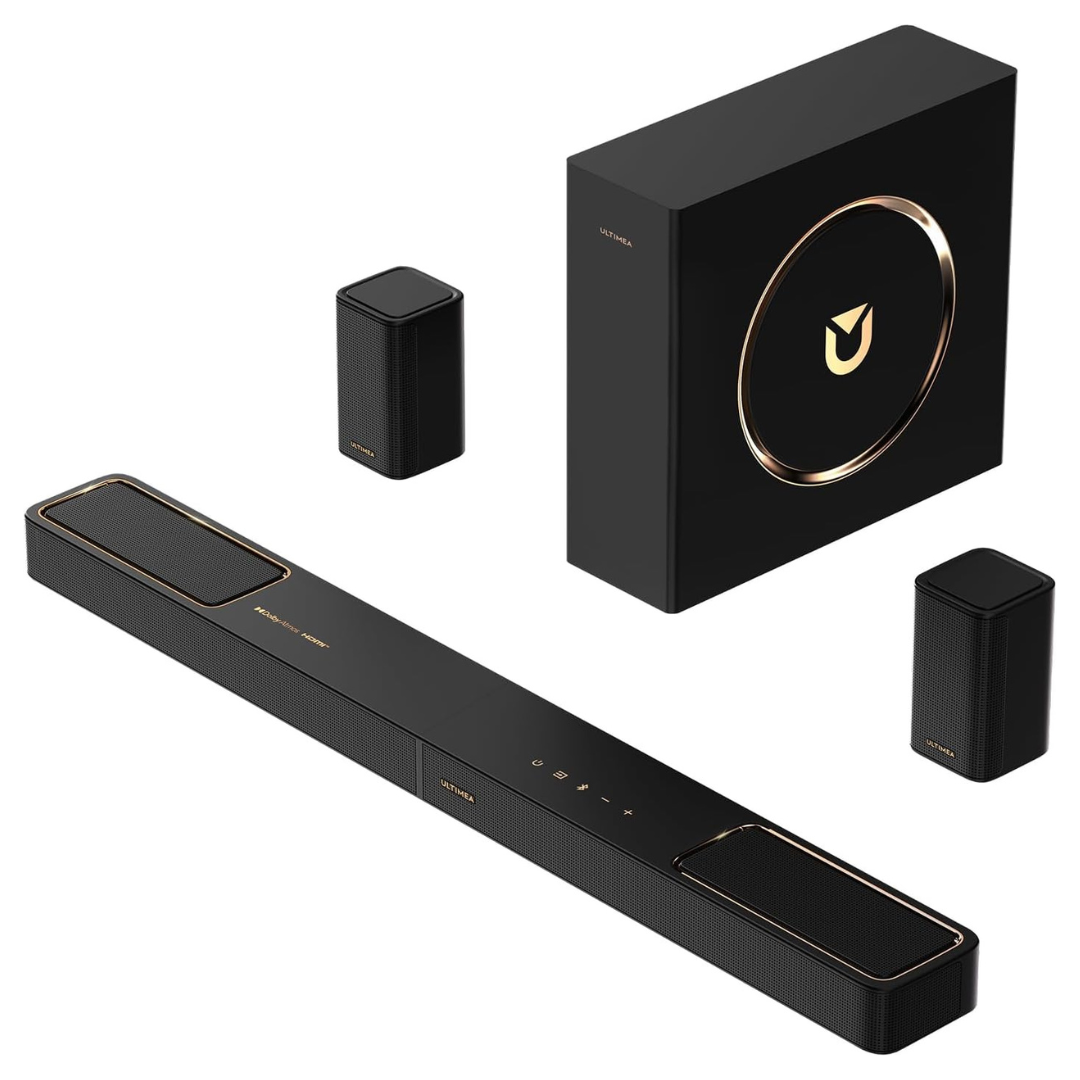 Ultimea 5.1.2ch Sound Bar With Dolby Atmos & 2 Surround Speakers