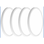4-Pack 12" 3200lm LED 5000K Flush Mount Ceiling Light