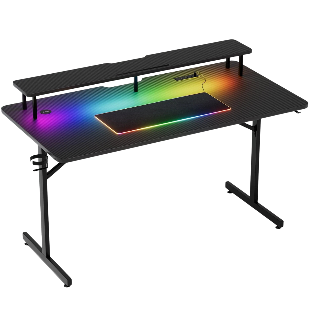 GTRACING GTZ-510-RGB Lumina Elite LED Gaming Desk Integrated RGB Lighting