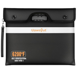 Fireproof Document Bag With Lock (2 Colors)