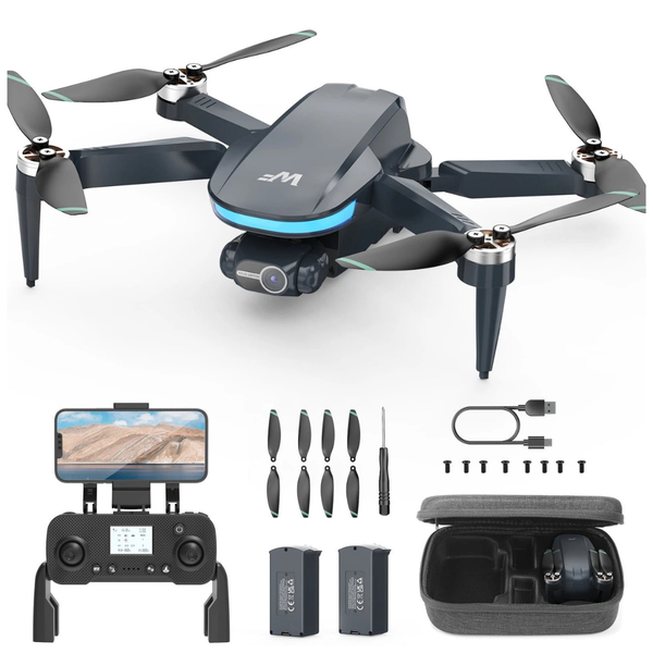 WeFone WF40 4K Brushless FPV RC Foldable Quadcopter W/ 2 Batteries [Open Box]