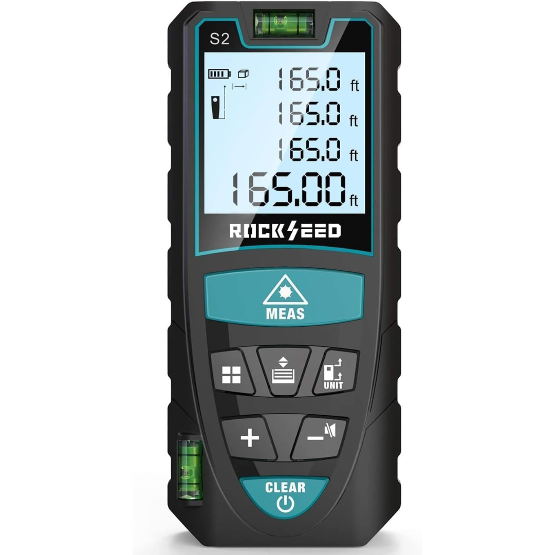 RockSeed 50M (165ft) Digital Laser Distance Meter