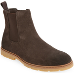 Nordstrom Men's Lockhart Mini Lug Suede Chelsea Boot (Tan Suede)