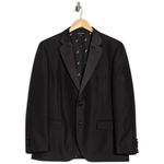 Nautica Men's Bridge Satin Notch Lapel Jacquard Dinner Jacket