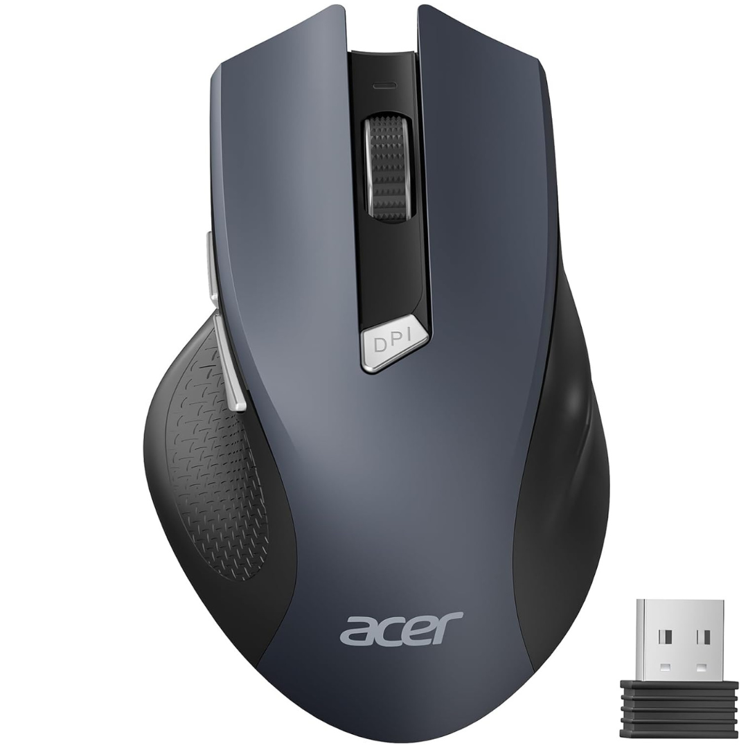 Acer 6-Button 1600 DPI 2.4GHz Wireless Mouse w/ USB Receiver