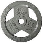 Fitvids Cast Iron Plate Weight Plate (2" Center, 45LB)