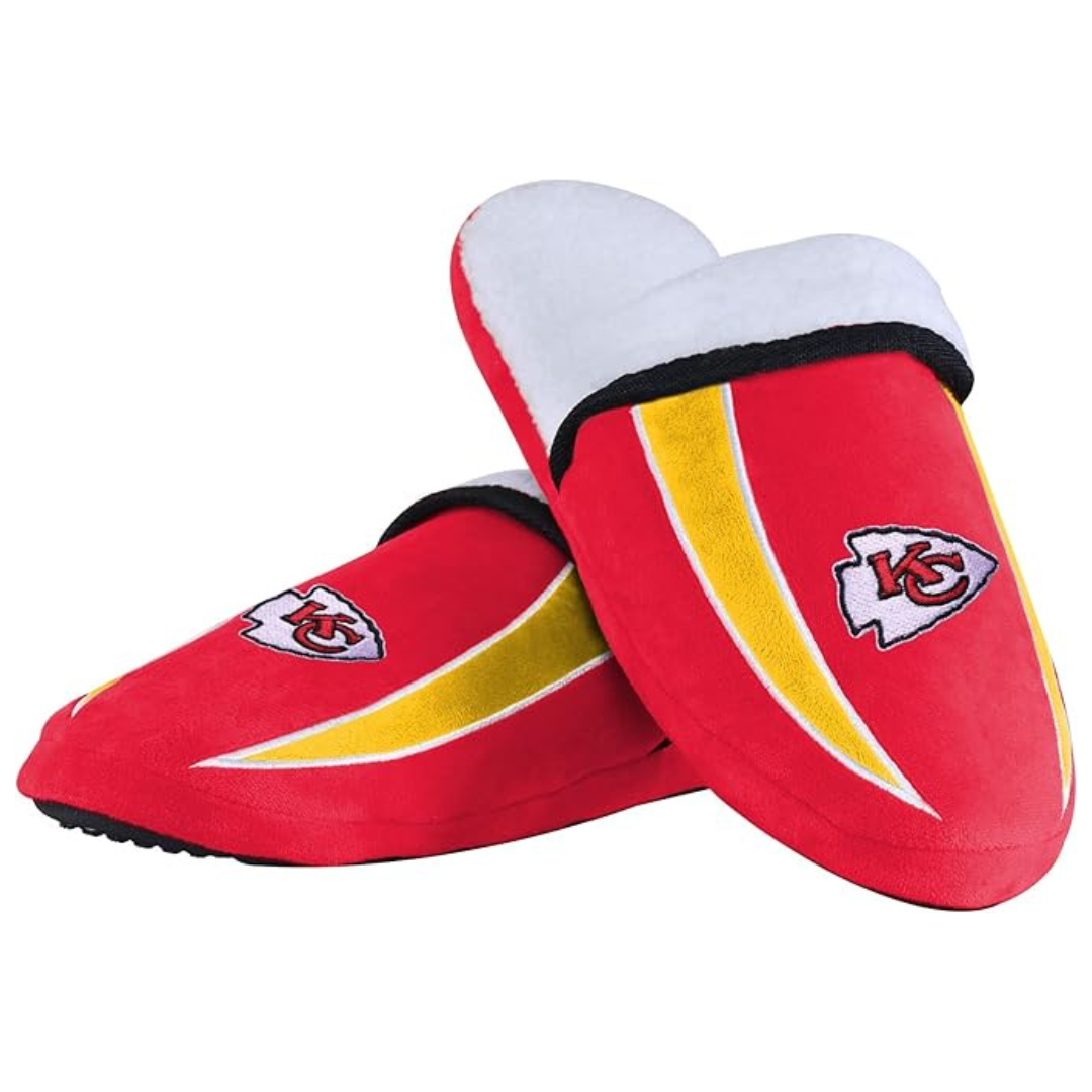 FOCO NFL Men's Football Team Logo Moccasin Slippers