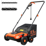 TIECTOWN 14" 13.5 Amp 2-in-1 Electric Dethatcher And Scarifier