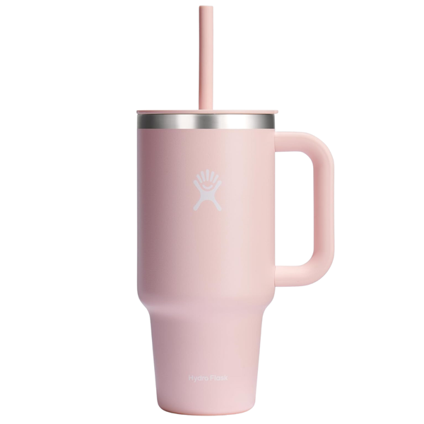 32-Oz Hydro Flask Insulated Stainless Steel Tumbler W/ Handle Lid & Straw