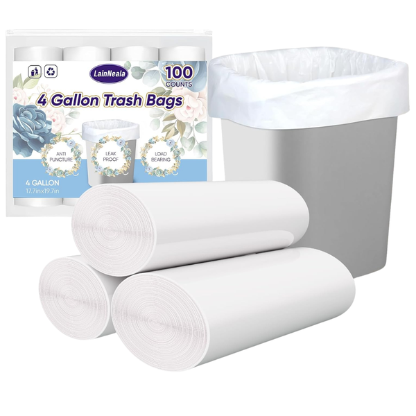 100-Count 4 Gallon Small Trash Bags