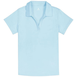 Women's V-Neck Short Sleeve Quick Dry Collared Polo T-Shirts (Various)