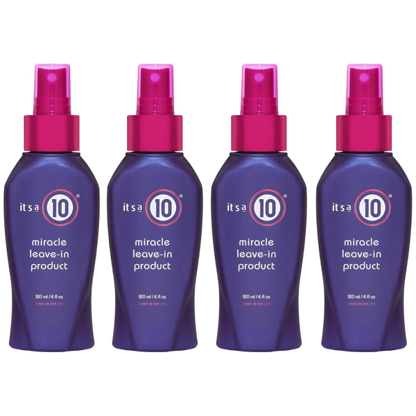 4-Pack It's A 10 Miracle Leave-In Product 4 oz