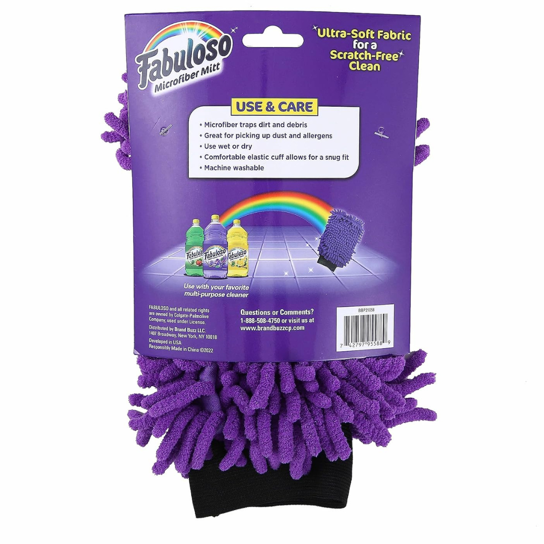 Fabuloso Microfiber Cleaning Mitt Glove