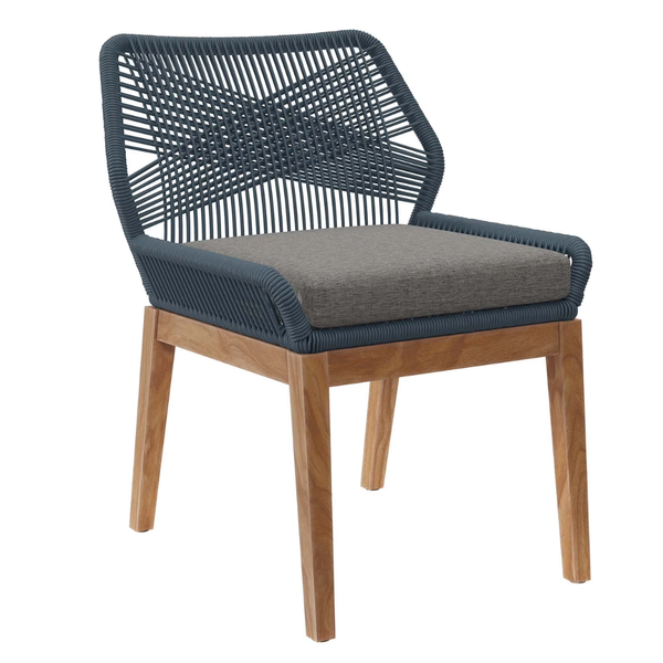 Wellspring Outdoor Patio Teak Wood Dining Chair
