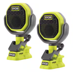 2-Pack RYOBI ONE+ 18V Cordless VERSE Clamp Speaker