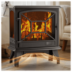 Philergo 24'' Freestanding Electric Fireplace Heater Stove