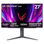 27" LG UltraGear 27GS93QE-B WQHD 240Hz 0.3ms HDR OLED Freesync And G-SYNC Compatible Le Monitor