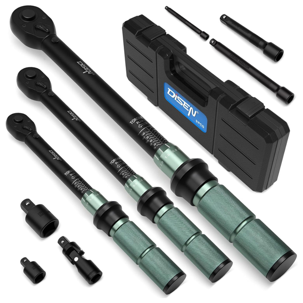 9-Piece Disen Click Torque Wrench Set