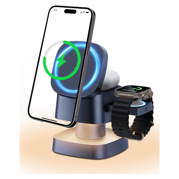 Screenovate 15W 4-in-1 Wireless Charging Station (2 Colors)