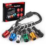 6-Piece Katerk 1/4" Hex Shank Screwdriver Bit Holder Set