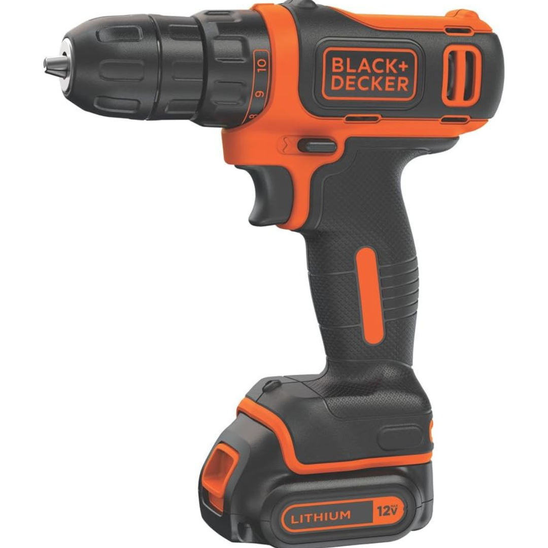 Black+Decker Cordless Drill/Driver Kit W/ Battery & Charger