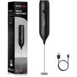 Bonsenkitchen Rechargeable Handheld Milk Frother With USB-C Charging