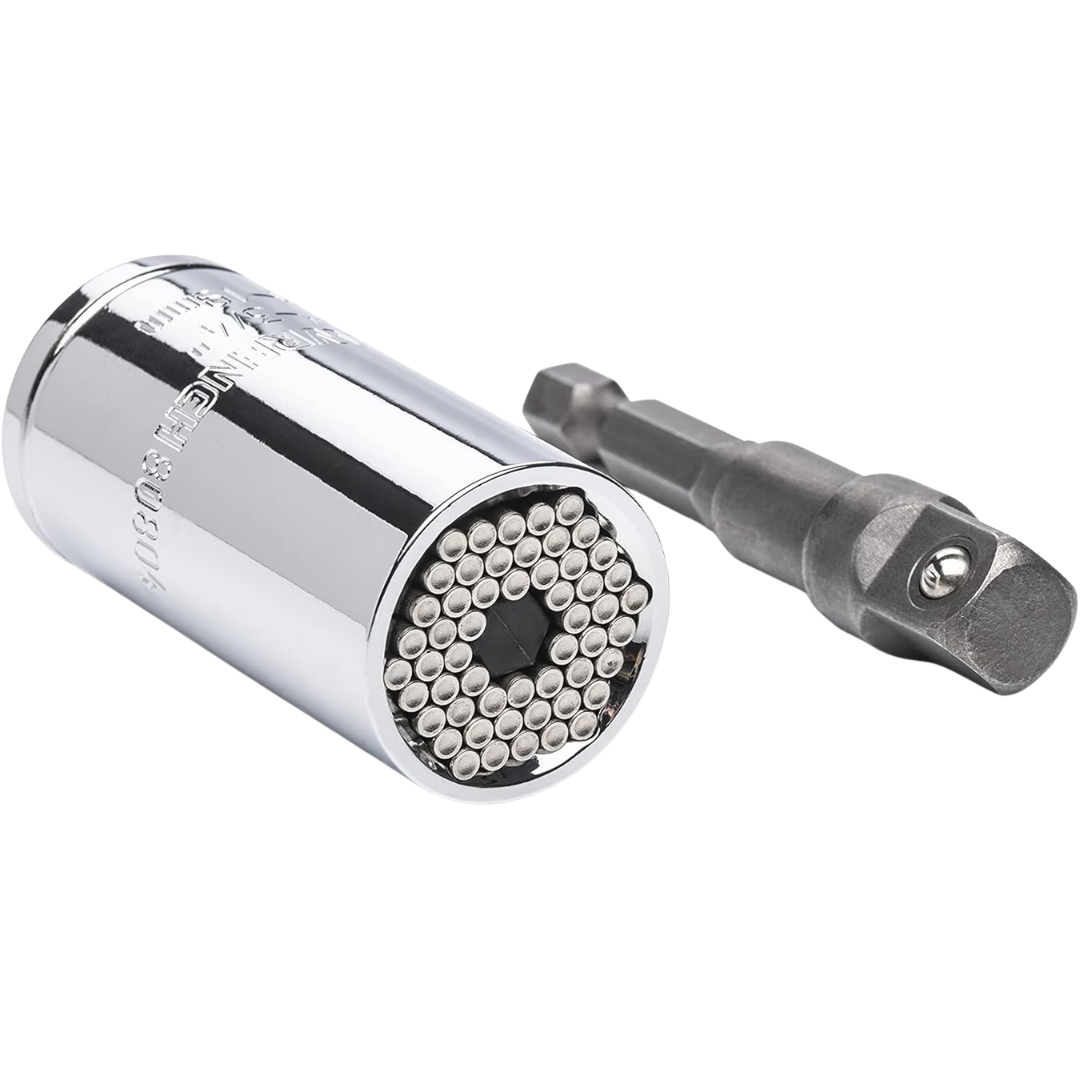 3/8" Drive Universal Socket With Adapter