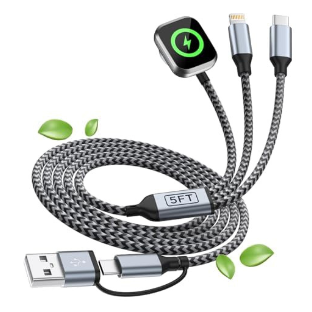 MPATIBY 3-in-2 Charging 5' Cable