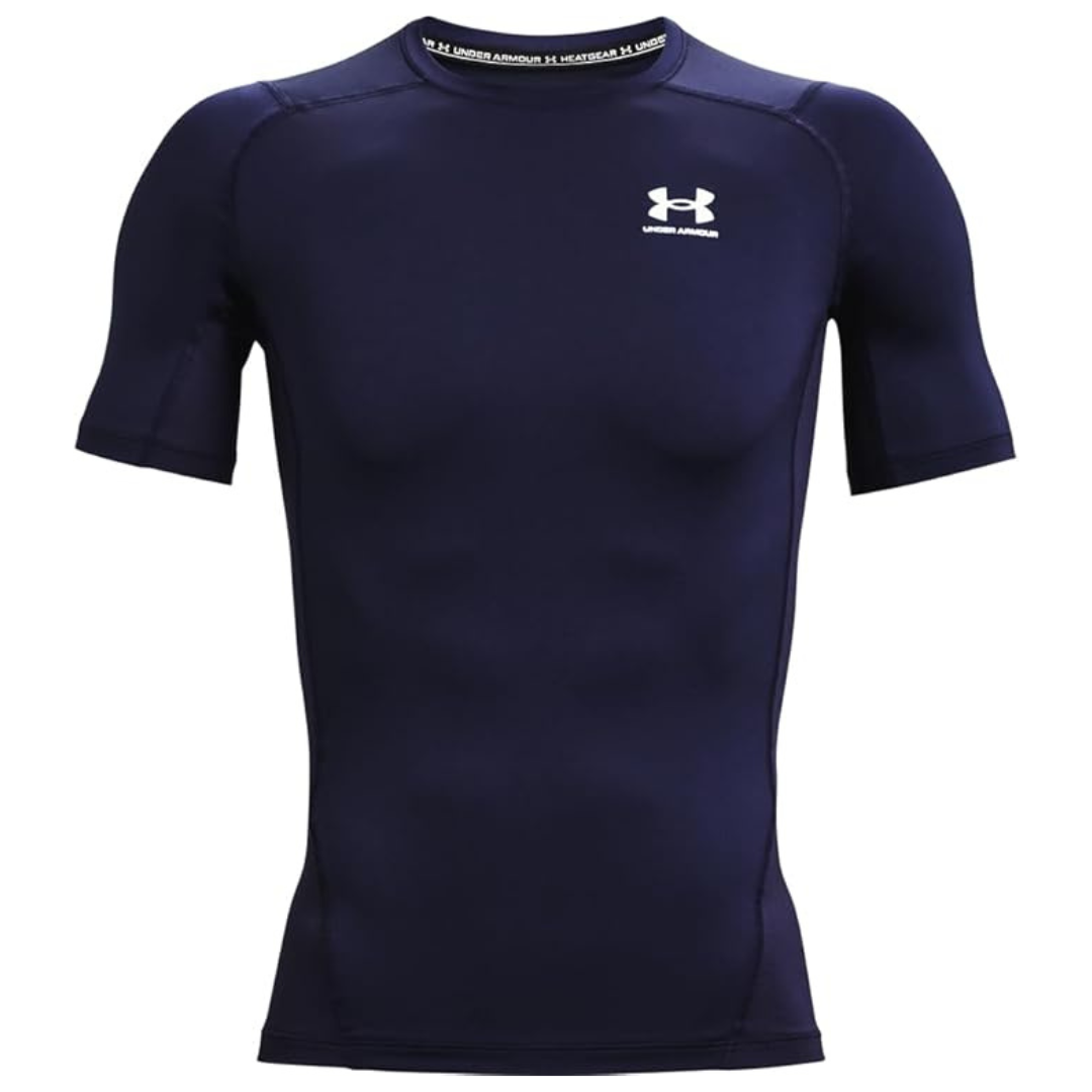 Under Armour Men's HeatGear Compression Short-Sleeve T-Shirt (Midnight Navy)