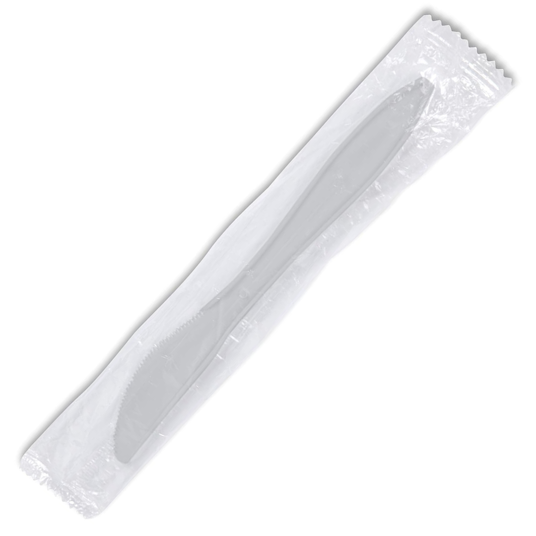 1,000-Count Genuine Joe Individually Wrapped Plastic Knives
