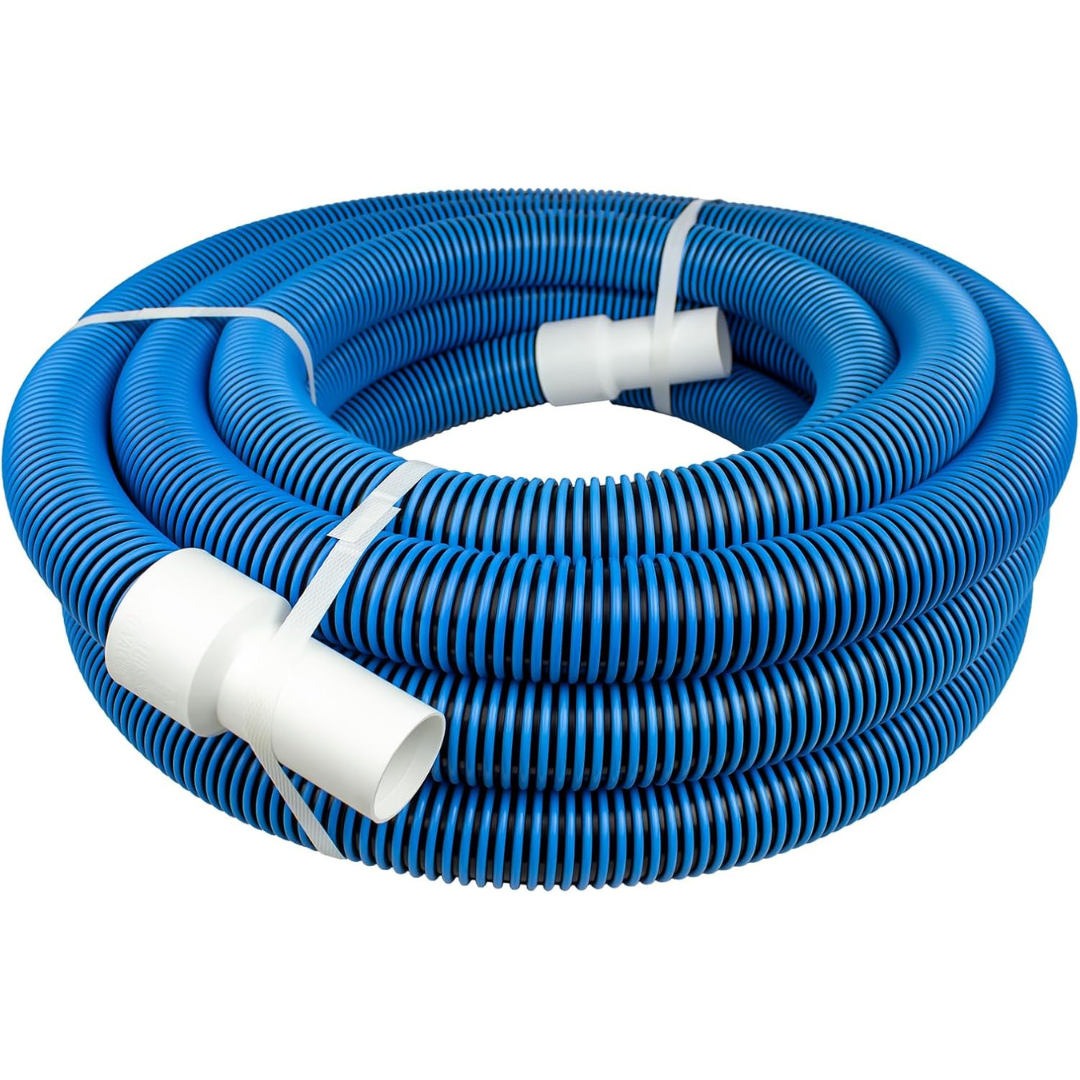 Poolmaven 50' X 1 1/2" Heavy-Duty Manual Pool Vacuum Hose
