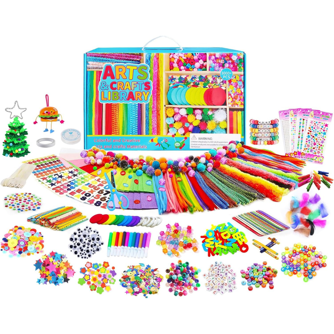 3000-Piece Itopstar Kids Arts & Crafts Kit
