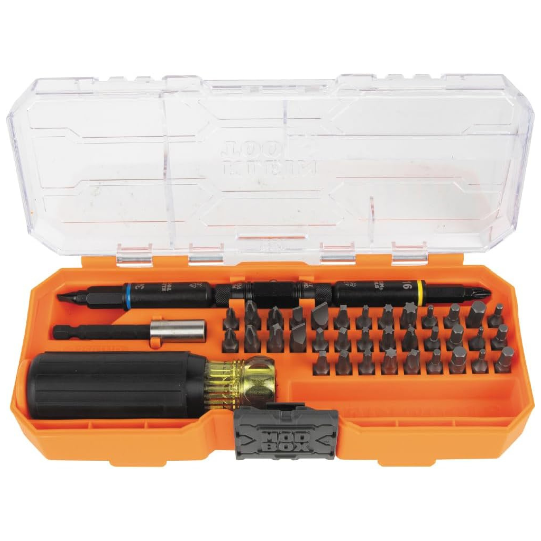 46-Piece Klein Tools Impact Rated Multi-Bit Screwdriver
