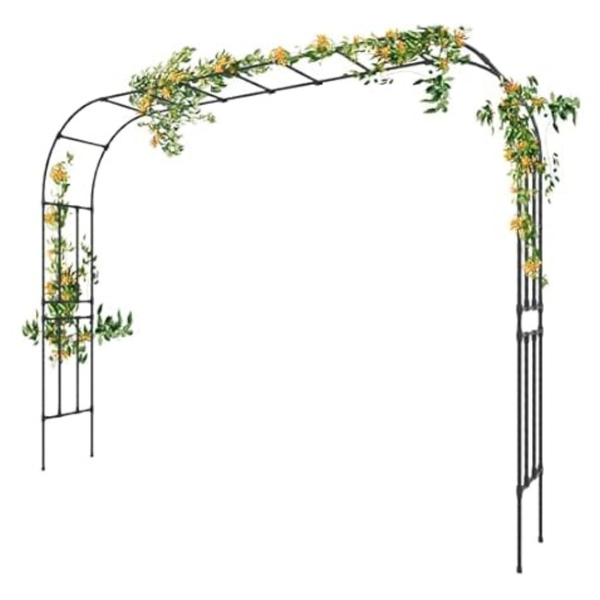 126"L X 94.5"H Bukliyn Garden Arch Arbor Trellis