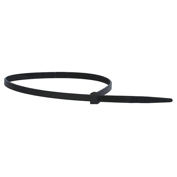 100-Piece 14" Monoprice 50LBS Cable Tie (Black)