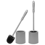 2-Pack Toilet Brush And Holder With Long Handle (2 Colors)