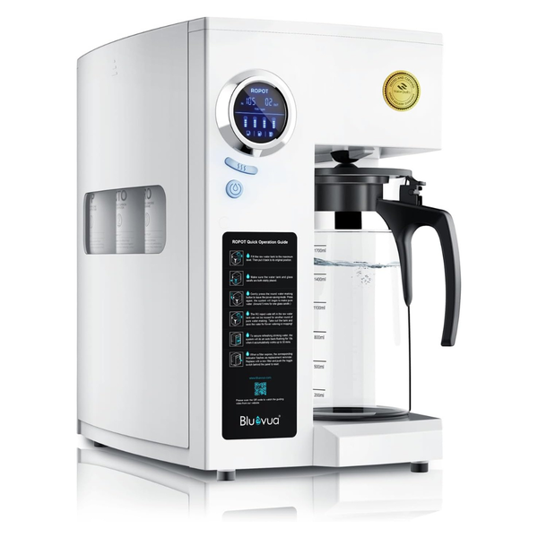 Bluevua Reverse Osmosis System Countertop Water Filter (RO100ROPOT)