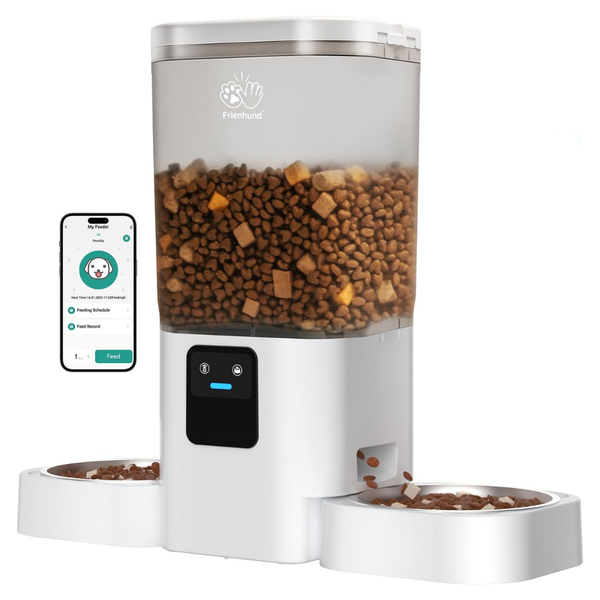 Frienhund 7L Dual Pet Automatic Feeder With 5G WiFi & Slow Feed Design