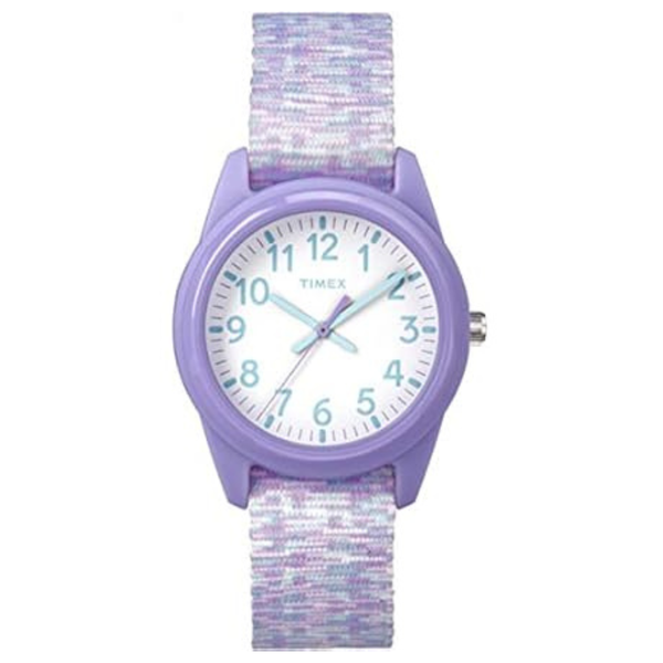 Timex Time Machines Girl's Purple & White Sport Watch (Model TW7C12200)