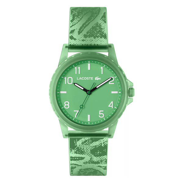 Lacoste Kid's Rider 36mm Green Silicone Strap Watch