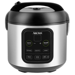2-Qt Aroma Housewares Rice & Grain Cooker Slow Cook